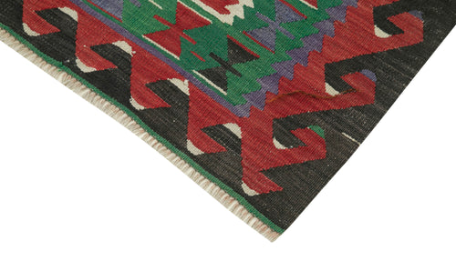 Anatolian Kilim Kırmızı Geometrik Pamuk Yün El Dokuma Halısı 88x123 - El Dokuma - HALI.NET