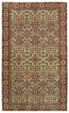 Atina 10232 Bej Eskitme Yün El Dokuma Halısı 170 x 285 - El Dokuma - HALI.NET