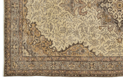 Atina 10258 Bej Eskitme Yün El Dokuma Halısı 164 x 268 - El Dokuma - HALI.NET