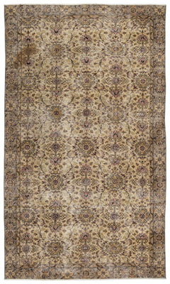 Atina 10383 Bej Eskitme Yün El Dokuma Halısı 165 x 272 - El Dokuma - HALI.NET