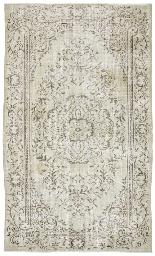 Atina 10616 Bej Eskitme Yün El Dokuma Halısı 168 x 285 - El Dokuma - HALI.NET