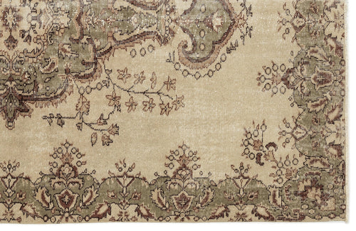Atina 12861 Bej Eskitme Yün El Dokuma Halısı 169 x 268 - El Dokuma - HALI.NET