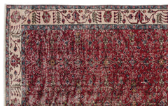 Atina 14157 Kırmızı Eskitme Yün El Dokuma Halısı 164 x 263 - El Dokuma - HALI.NET