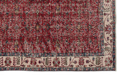 Atina 14157 Kırmızı Eskitme Yün El Dokuma Halısı 164 x 263 - El Dokuma - HALI.NET