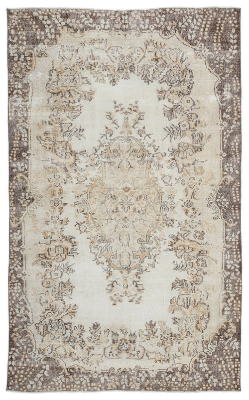 Atina 15575 Bej Eskitme Yün El Dokuma Halısı 182 x 302 - El Dokuma - HALI.NET