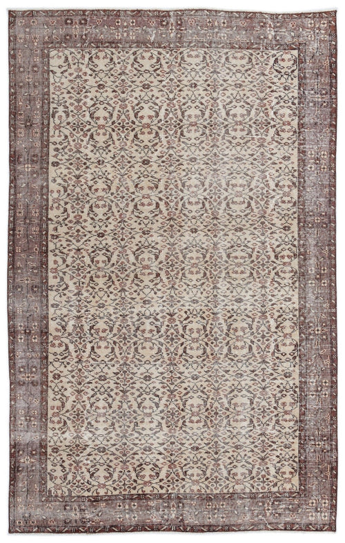 Atina 15786 Bej Eskitme Yün El Dokuma Halısı 164 x 257 - El Dokuma - HALI.NET