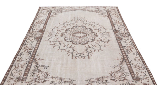 Atina 15787 Bej Eskitme Yün El Dokuma Halısı 180 x 277 - El Dokuma - HALI.NET