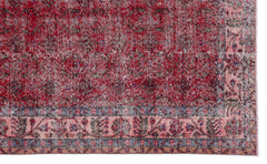 Atina 15804 Kırmızı Eskitme Yün El Dokuma Halısı 167 x 281 - El Dokuma - HALI.NET