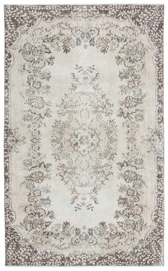 Atina 15824 Bej Eskitme Yün El Dokuma Halısı 172 x 280 - El Dokuma - HALI.NET