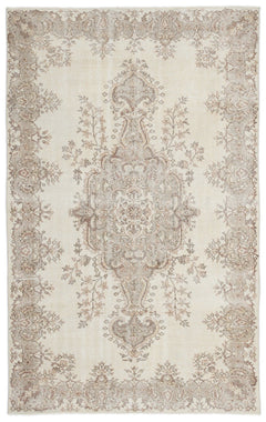 Atina 15962 Bej Eskitme Yün El Dokuma Halısı 175 x 280 - El Dokuma - HALI.NET