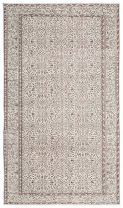 Atina 16222 Bej Eskitme Yün El Dokuma Halısı 160 x 272 - El Dokuma - HALI.NET