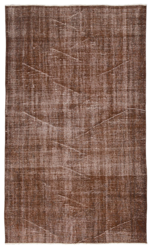 Atina 16685 Kahverengi Eskitme Yün El Dokuma Halısı 151 x 251 - El Dokuma - HALI.NET