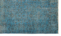 Atina 16979 Turkuaz Eskitme Yün El Dokuma Halısı 164 x 280 - El Dokuma - HALI.NET
