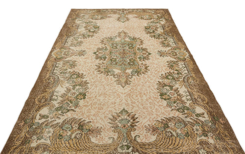 Atina 17004 Bej Eskitme Yün El Dokuma Halısı 176 x 306 - El Dokuma - HALI.NET