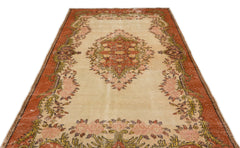 Atina 17262 Bej Eskitme Yün El Dokuma Halısı 172 x 306 - El Dokuma - HALI.NET