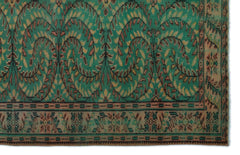 Atina 17977 Yeşil Eskitme Yün El Dokuma Halısı 175 x 274 - El Dokuma - HALI.NET
