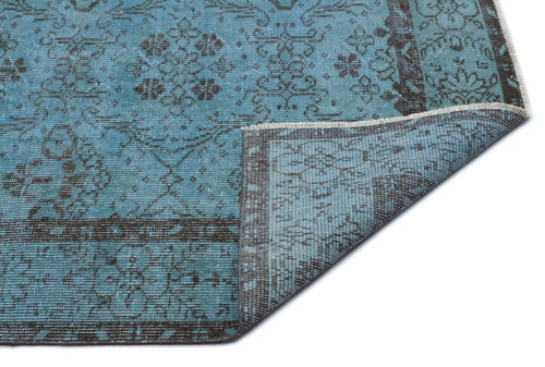 Atina 18686 Turkuaz Eskitme Yün El Dokuma Halısı 170 x 292 - El Dokuma - HALI.NET