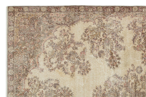 Atina 19258 Bej Eskitme Yün El Dokuma Halısı 196 x 300 - El Dokuma - HALI.NET