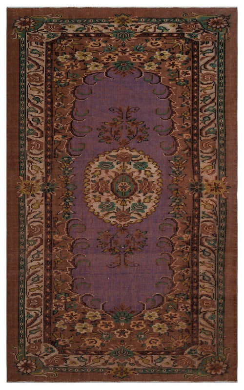Atina 26894 Kahve Eskitme Yün El Dokuma Halısı 165 x 268 - El Dokuma - HALI.NET