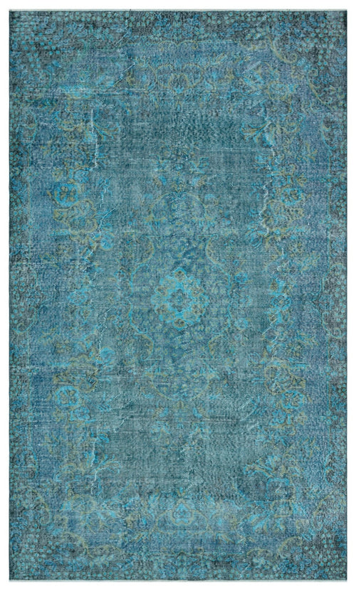 Atina 29647 Turkuaz Eskitme Yün El Dokuma Halısı 175 x 286 - El Dokuma - HALI.NET