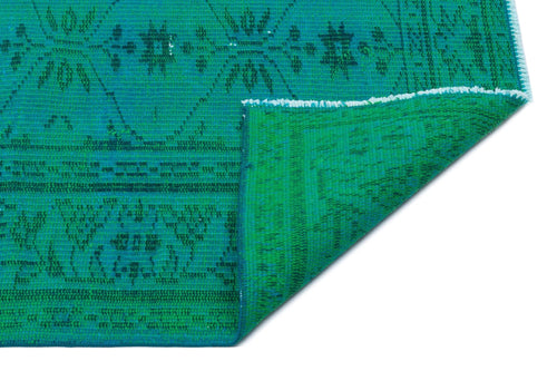 Atina 31036 Turkuaz Eskitme Yün El Dokuma Halısı 154 x 261 - El Dokuma - HALI.NET
