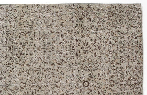 Atina 5328 Bej Eskitme Yün El Dokuma Halısı 173 x 292 - El Dokuma - HALI.NET