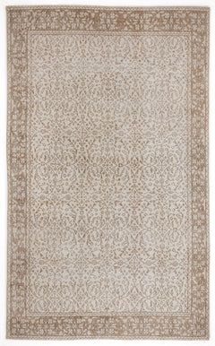 Atina 6115 Bej Eskitme Yün El Dokuma Halısı 160 x 264 - El Dokuma - HALI.NET