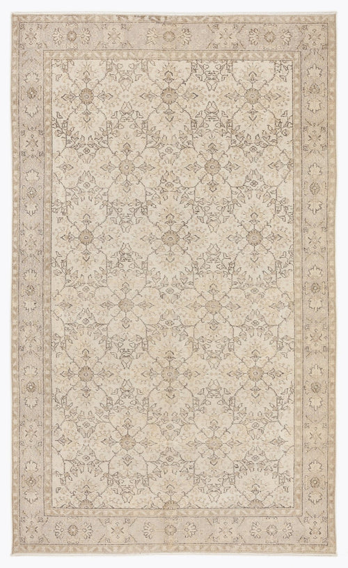 Atina 7272 Bej Eskitme Yün El Dokuma Halısı 176 x 290 - El Dokuma - HALI.NET