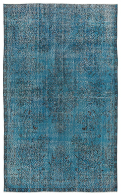 Atina 8033 Turkuaz Eskitme Yün El Dokuma Halısı 180 x 300 - El Dokuma - HALI.NET