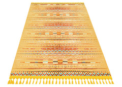 Mina Prayag  Turuncu Kadife Dijital Baskı Halı 240x340