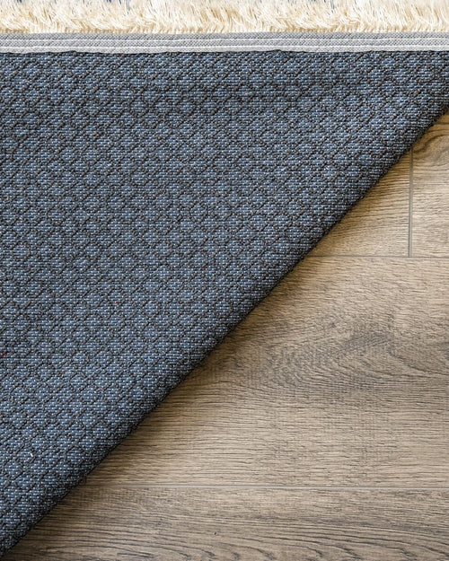 Maisie Bej Geometrik Polyester Şönil ve Pamuk Dijital Baskı Halı Crea